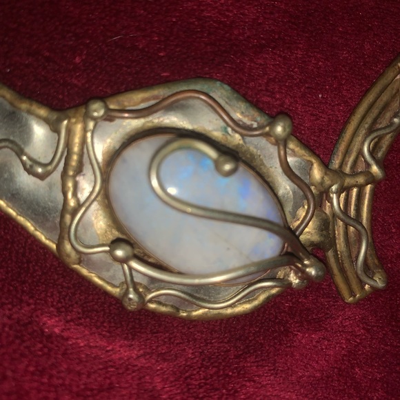 🟡🟡HAND DESIGNED & SCULPTURED PRECIOUS METAL LARGE NECKLACE🟡🟡 - Picture 13 of 13